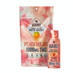 Habit - PEACH GELATO 1000MG WATER SOLUBLE SYRUP