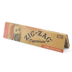 Zig zag - KING SIZE UNBLEACHED ROLLING PAPERS (32 LEAVES)