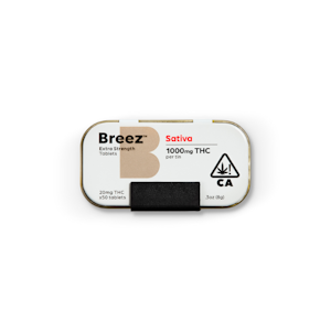 Breez - Breez - 1000mg Tablets - Sativa