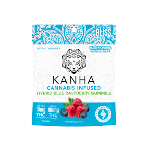 Kanha - BLUE RASPBERRY CLASSIC GUMMIES - HYBRID