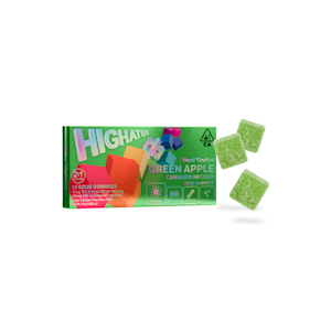 Highatus - GREEN APPLE SOUR GUMMIES THC:CBD 2:1